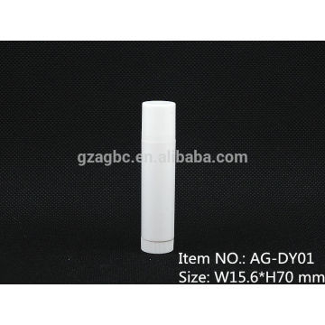Pure Plastic Round Lipstick Tube Container AG-DY01, cup size 11.8/12.1/12.7mm,Custom color